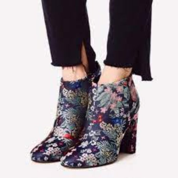 Sam Edelman Cambell Floral Embroidered Boots Size 6.5‎ - Picture 1 of 10